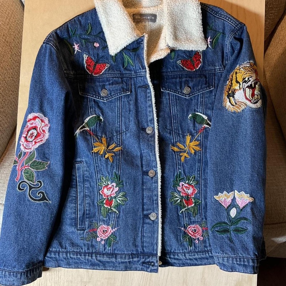 Embroidered Denim Jacket